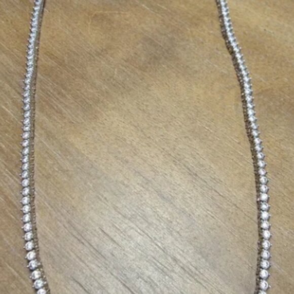 MELINDA MARIA Baby Not Your Basic Tennis Necklace - Picture 4 of 5